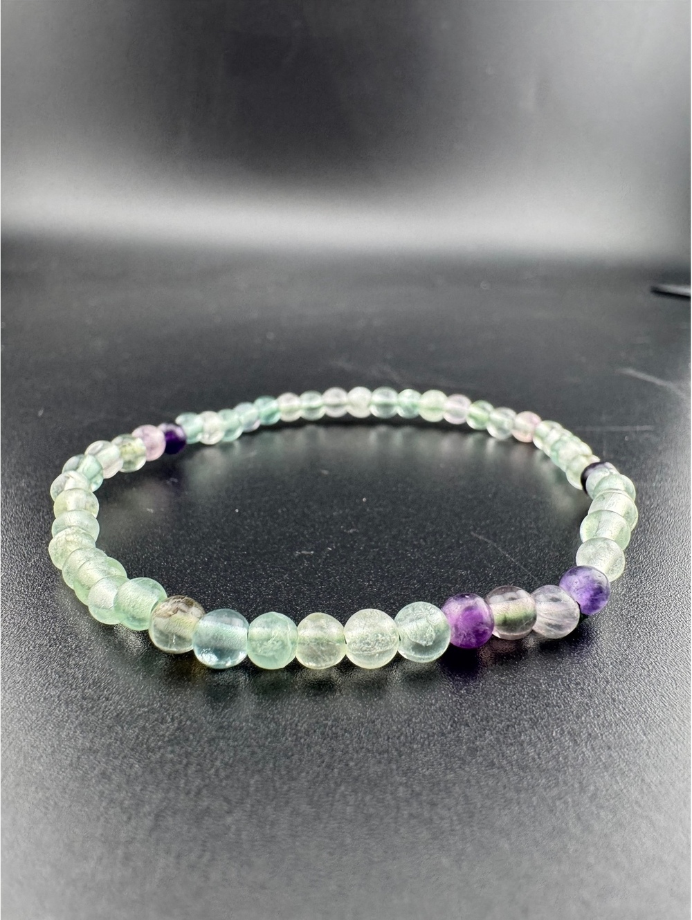 Healing Bracelet | Multi Fluorite | Beaded Bracelet 4mm